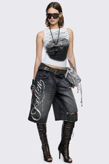 Fallen Distressed Jorts