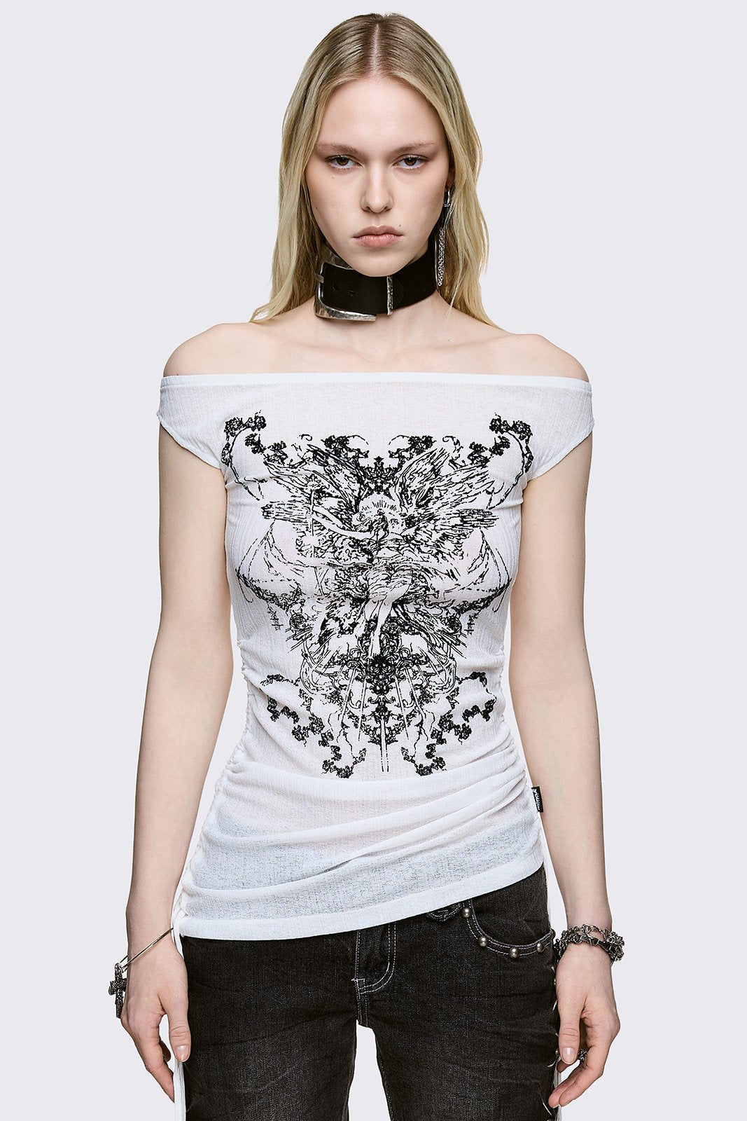 Forgive Me Not Boatneck Top