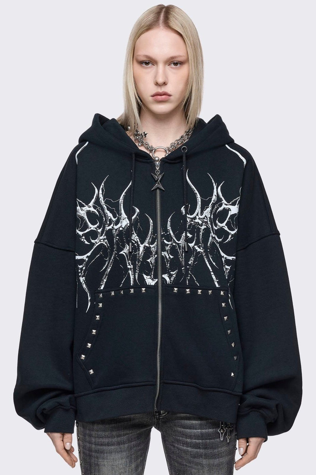 Hearth of Horns Zip Up Hoodie