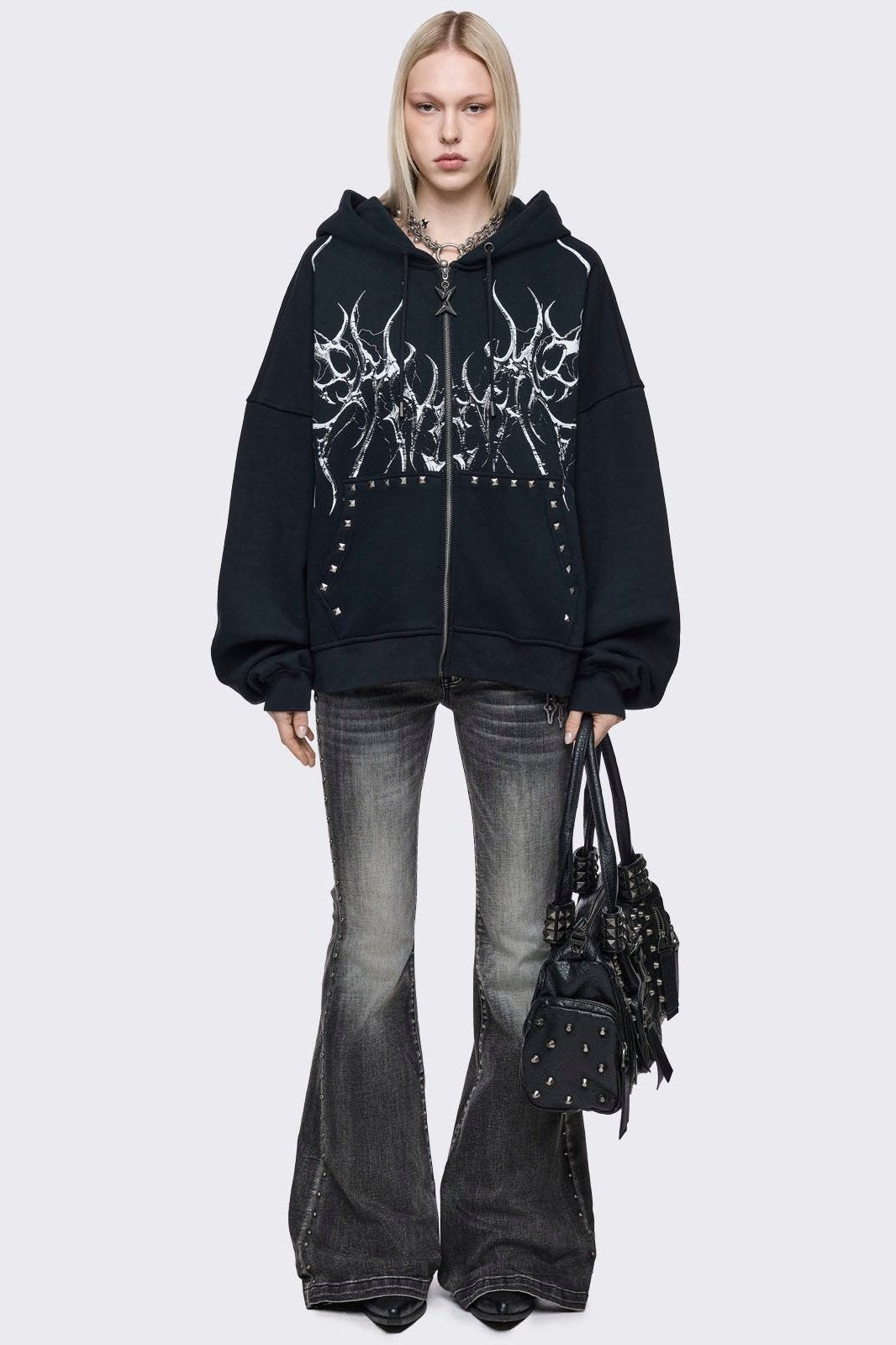 Hearth of Horns Zip Up Hoodie