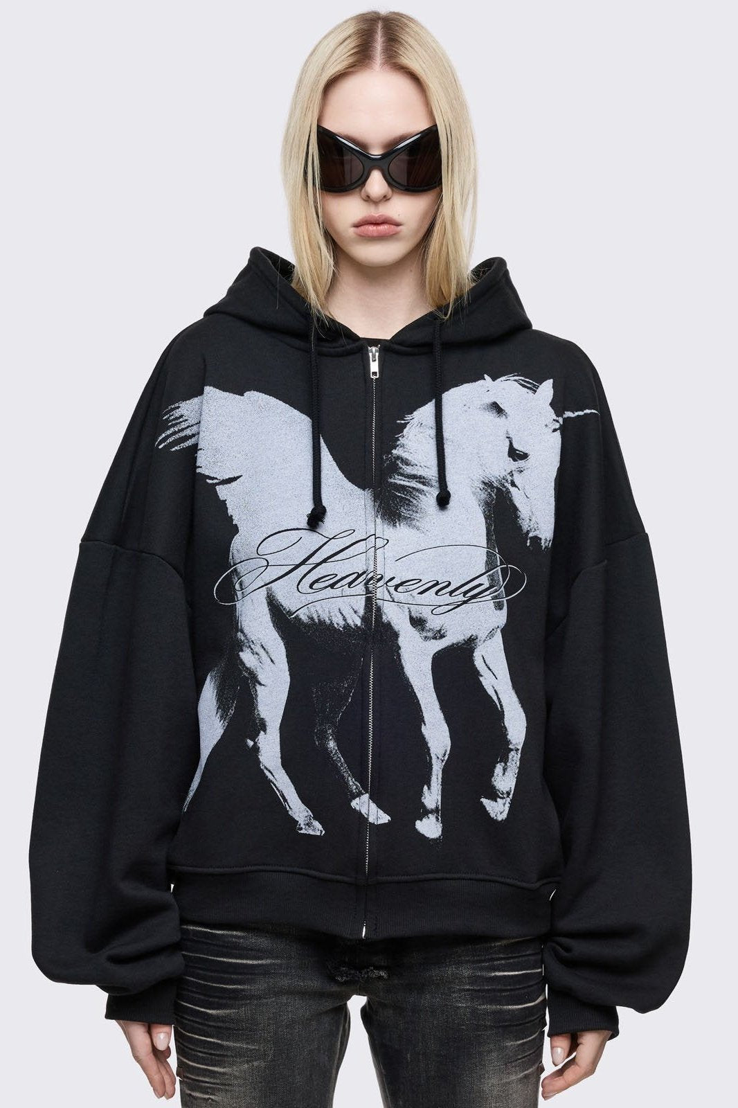 Heavenly Alicorn Zip Up Hoodie
