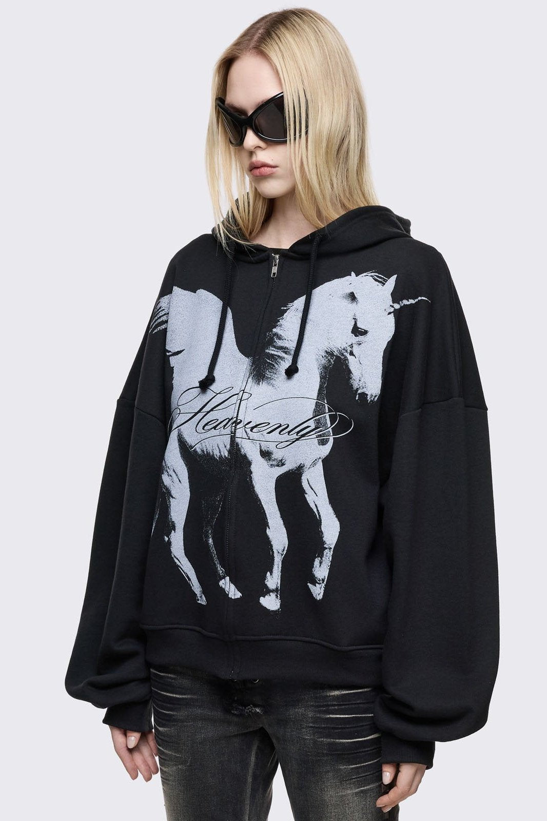 Heavenly Alicorn Zip Up Hoodie