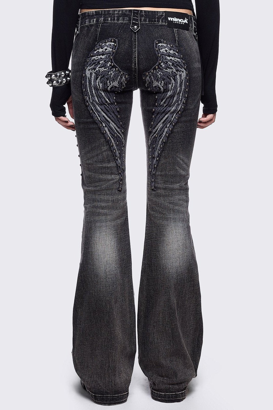 Holy Damage Flared Jeans