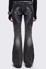 Holy Damage Flared Jeans