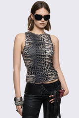 Jungle Studded Vest Top
