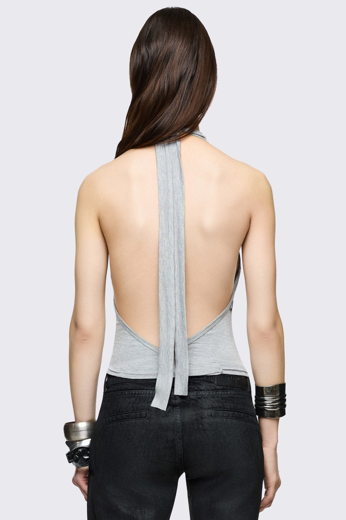 Kaia Marl Cowl Top