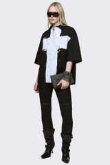 Never Saint Black Shirt