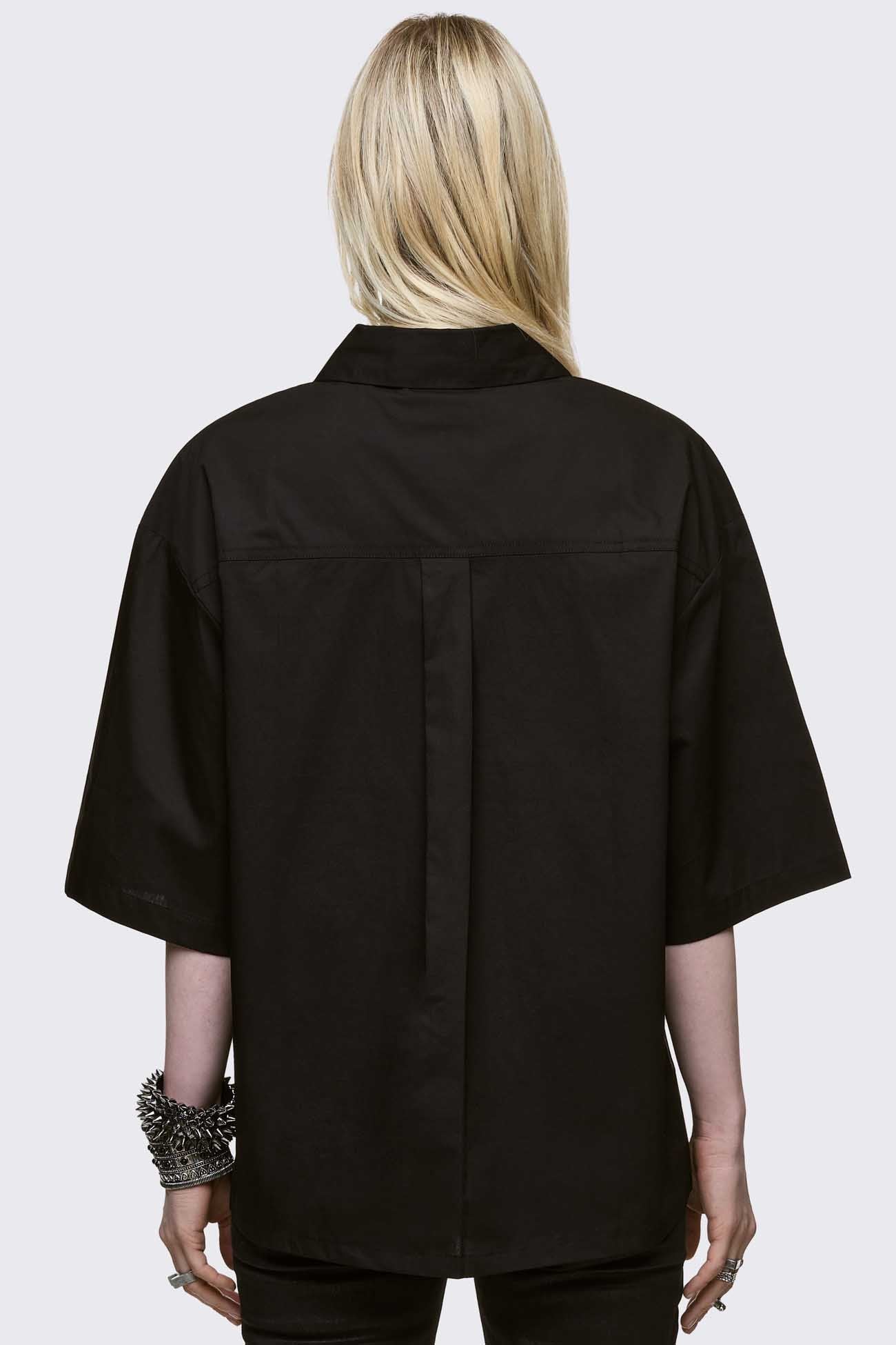 Never Saint Black Shirt