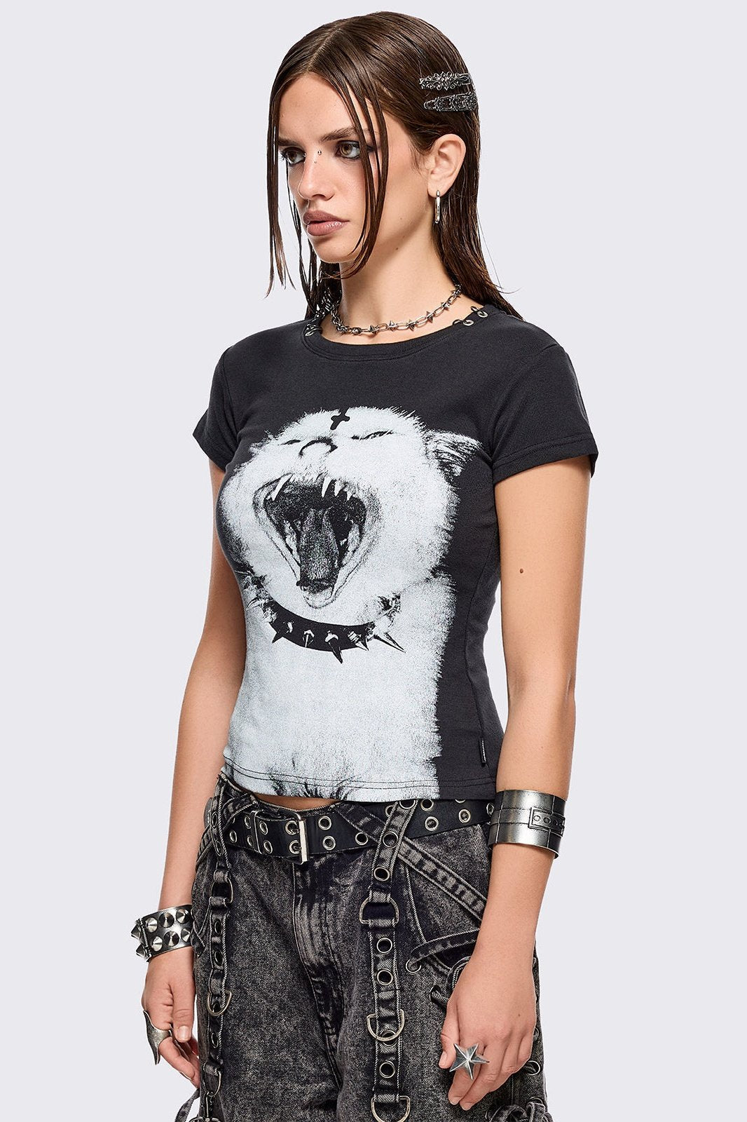Nine Lives in Hell Baby Tee