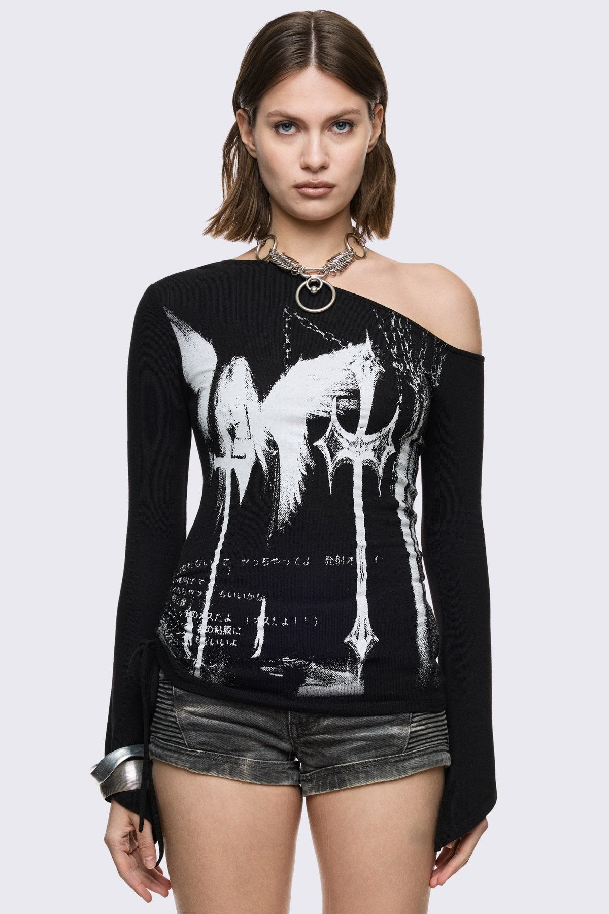 Punishment Off-Shoulder Top