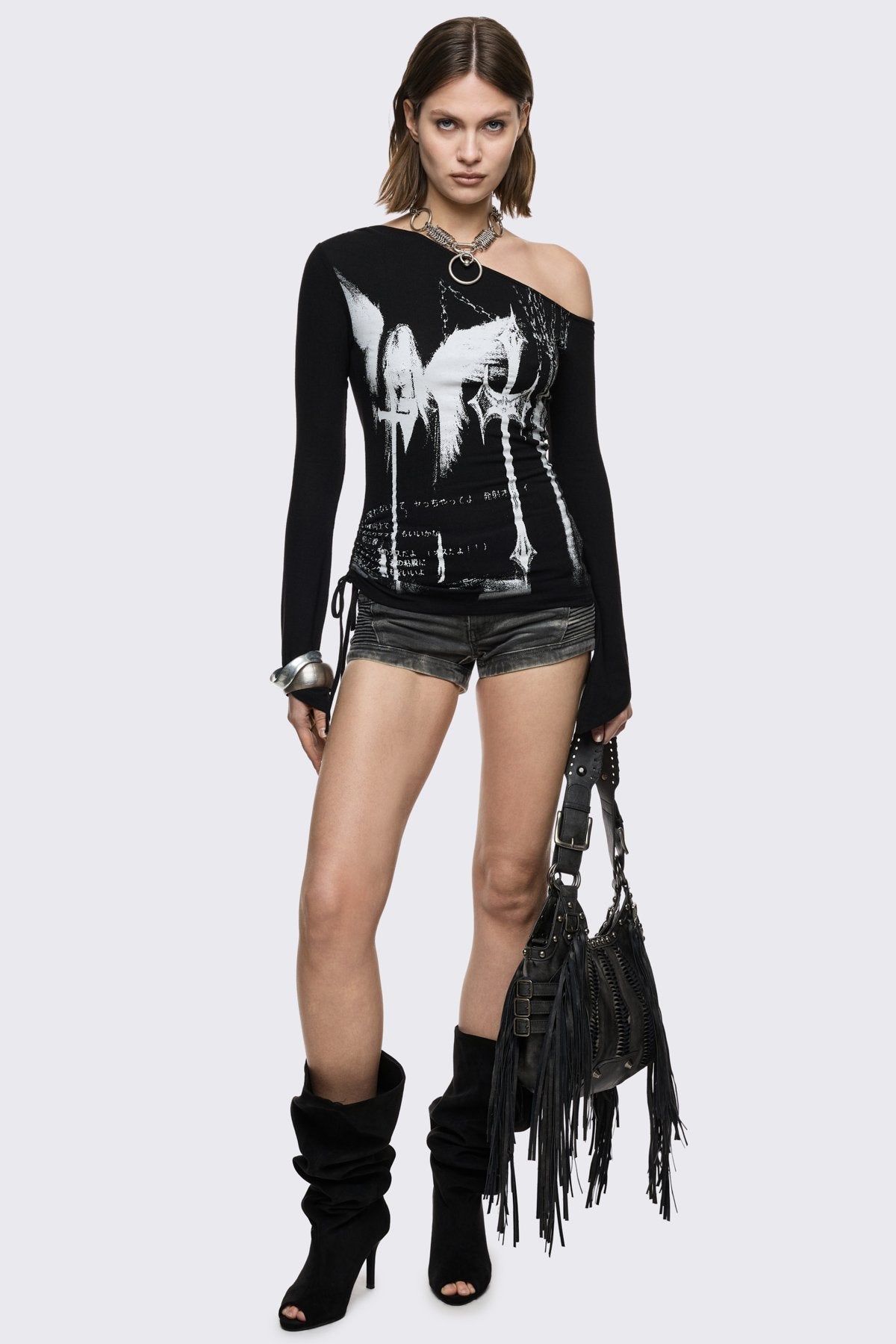 Punishment Off-Shoulder Top