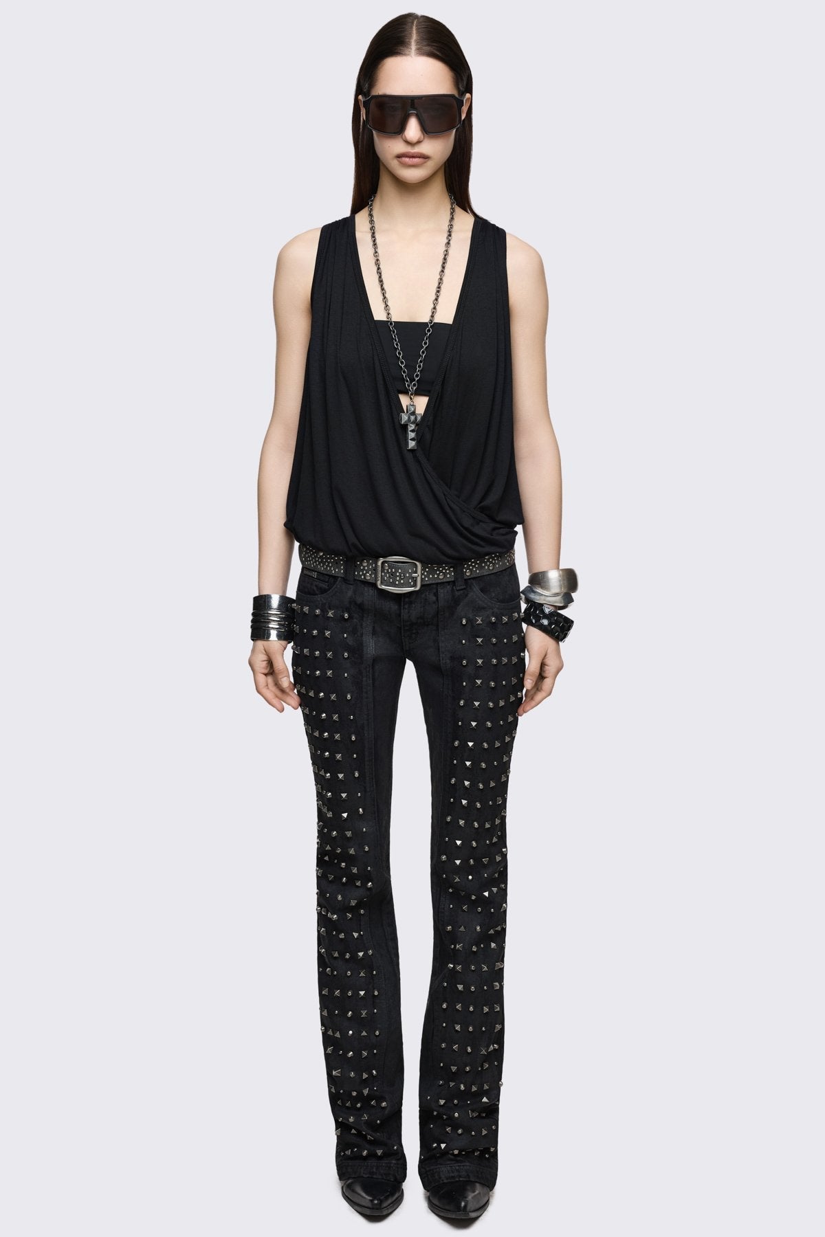 Reya Wrap Vest Top
