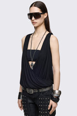 Reya Wrap Vest Top
