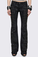 Riot Studded Bootcut Jeans