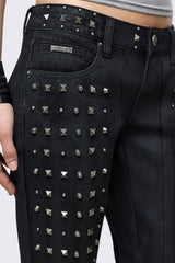 Riot Studded Bootcut Jeans