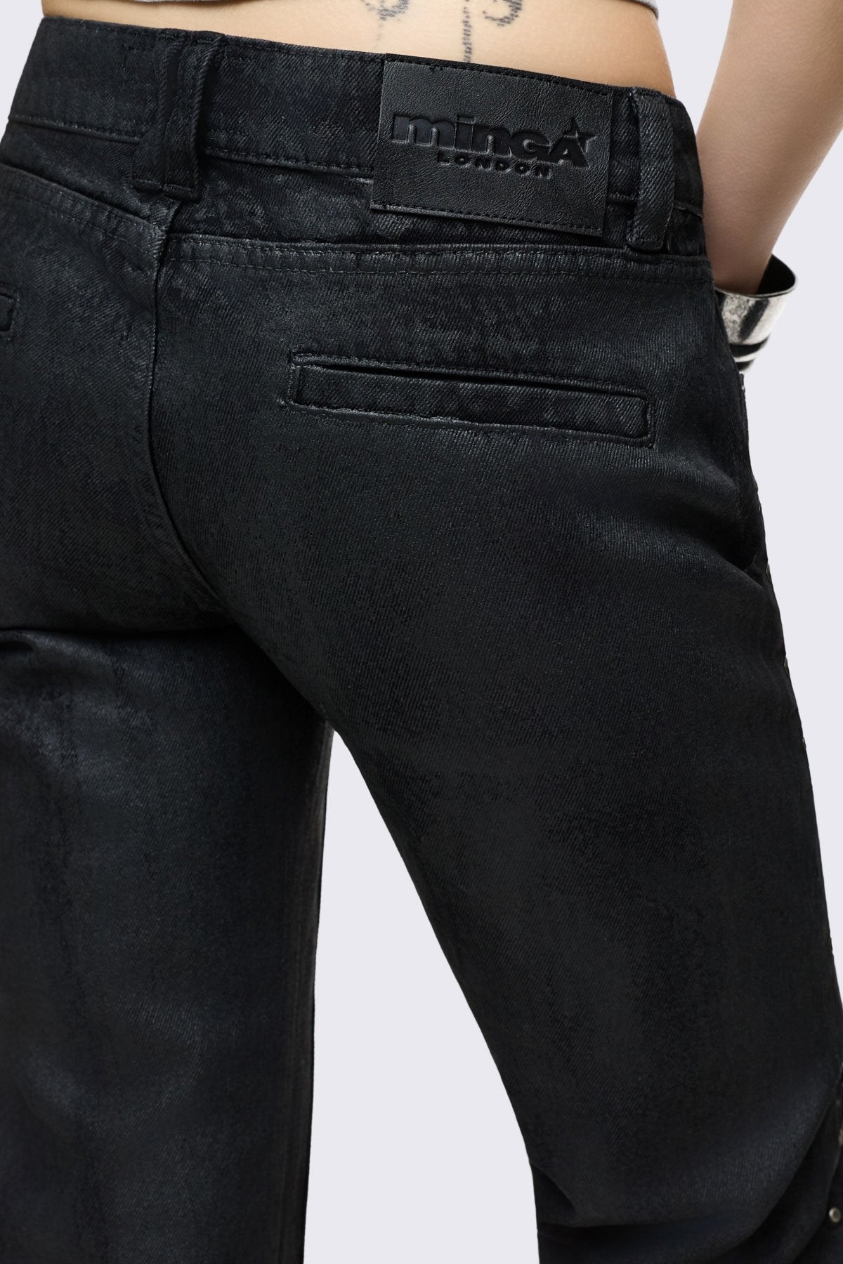 Riot Studded Bootcut Jeans