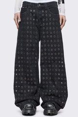 Rogue Black Baggy Jeans