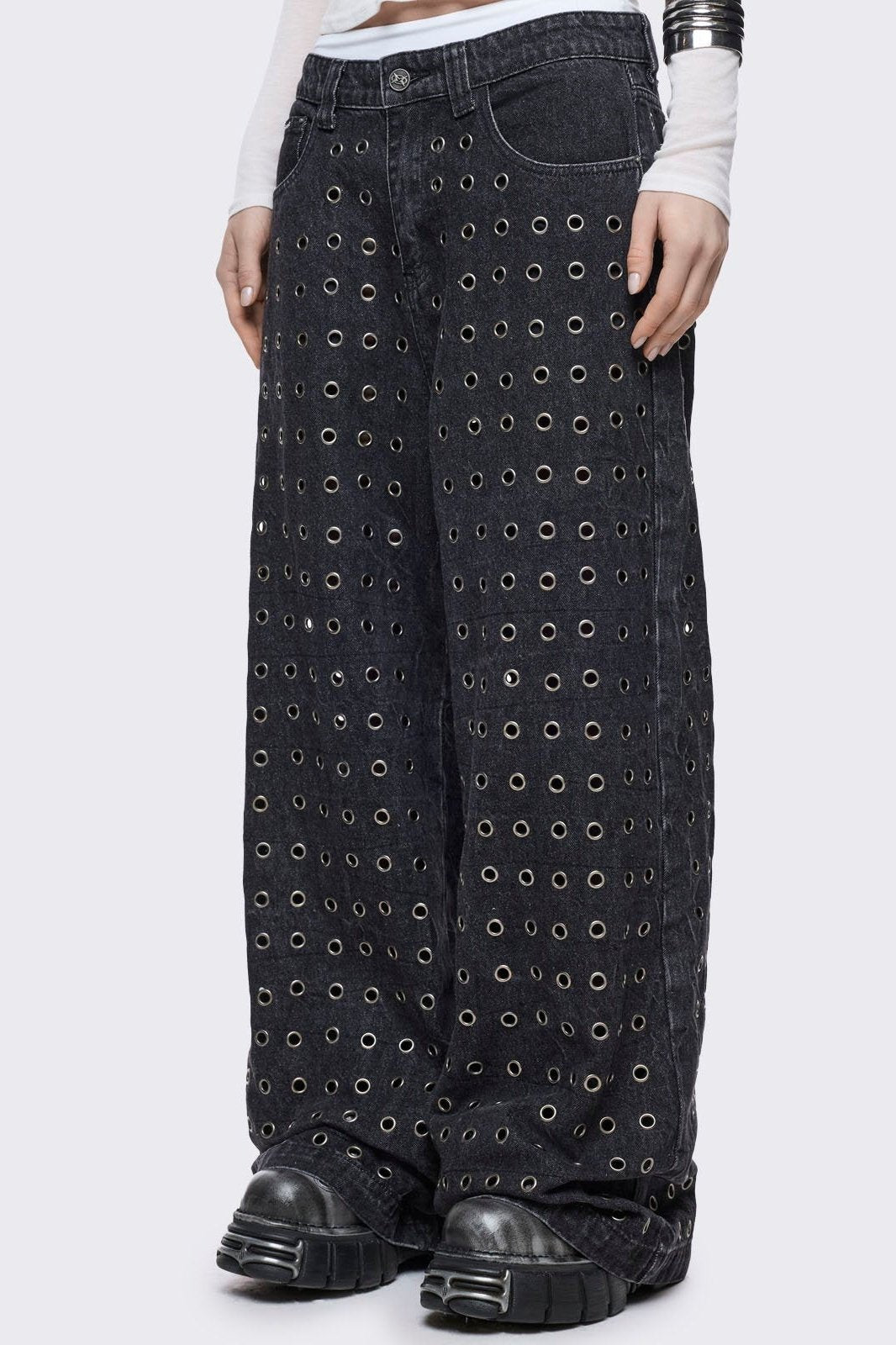 Rogue Black Baggy Jeans