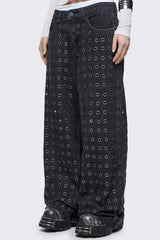 Rogue Black Baggy Jeans