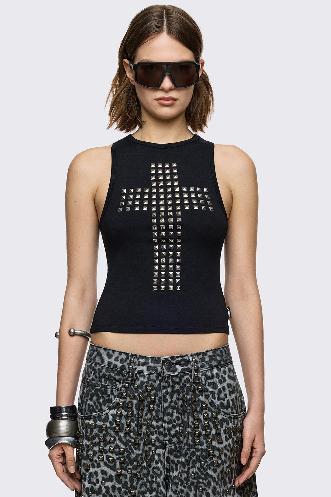 Salvation Slashed Vest Top