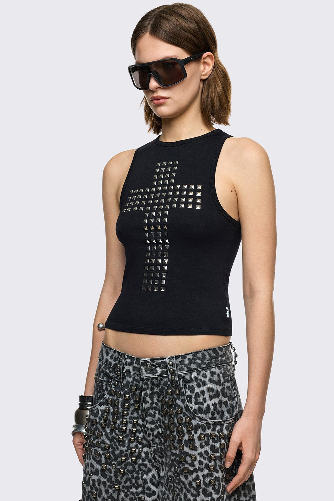 Salvation Slashed Vest Top
