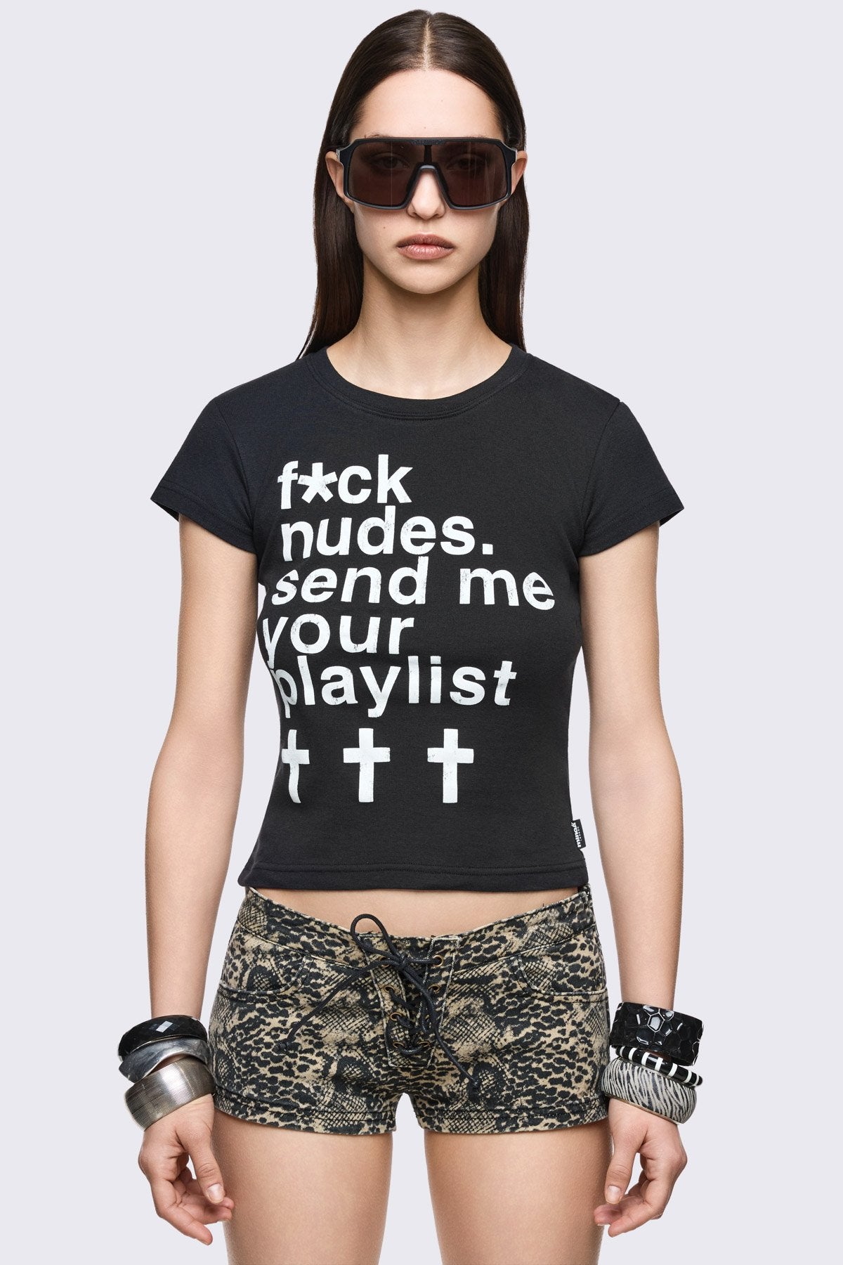 Send Me Your Playlist Baby Tee