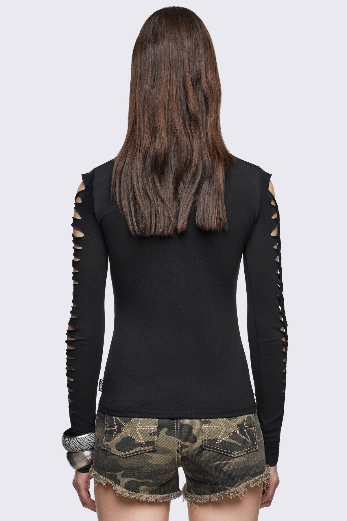 Too High To Care Slashed Top