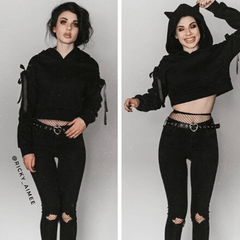 Miss Catty Cat Ear Hoodie