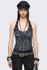 Winged Sword Halter Top
