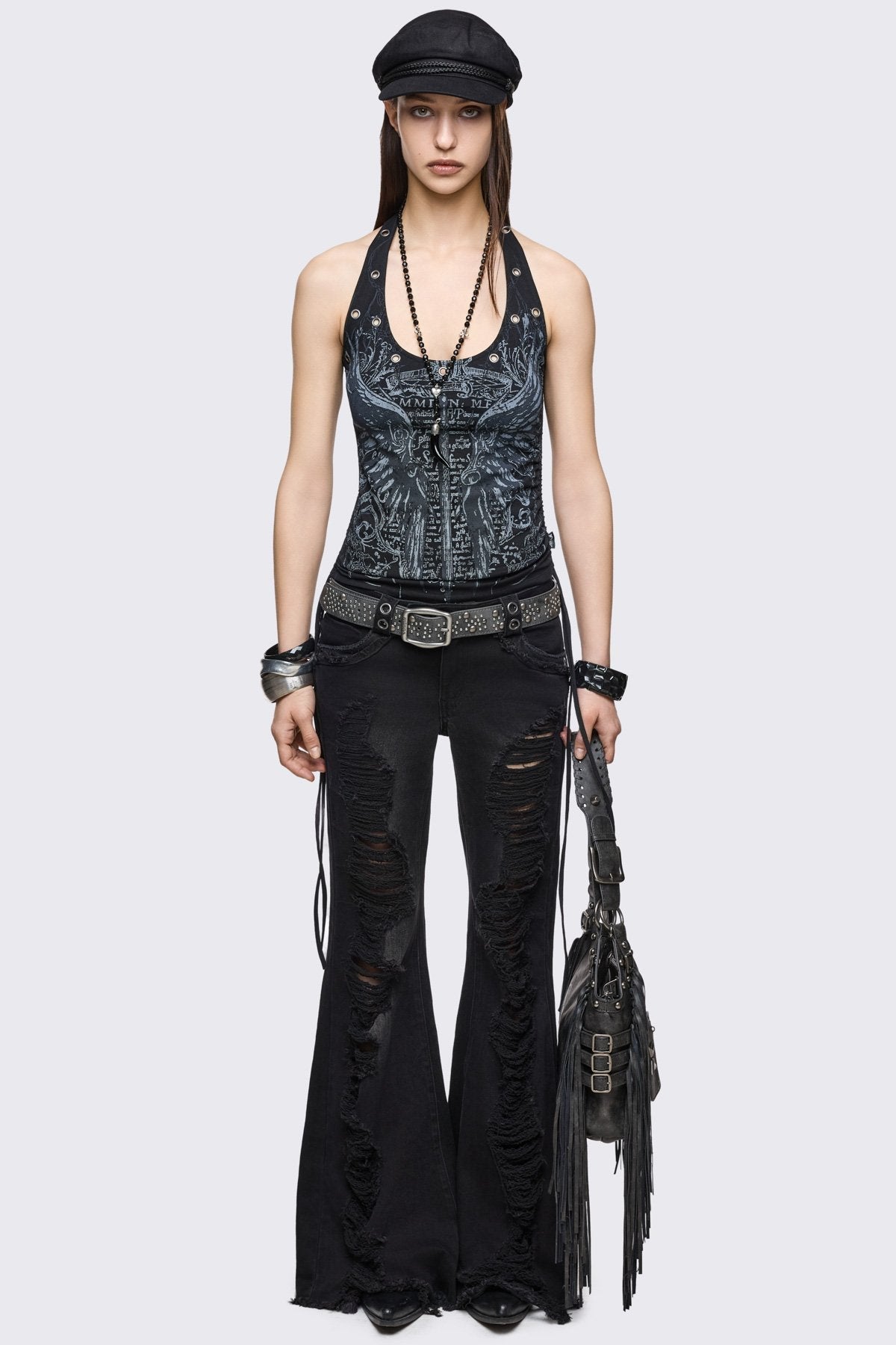Winged Sword Halter Top